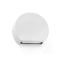 Luminaria de pared para exteriores PILL LED IP54, blanco mate 
