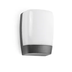 Luminaria de pared para exteriores POL LED IP54, plomo oscuro 