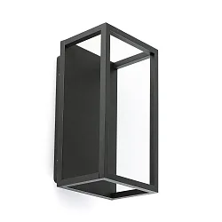 Luminaria de pared para exteriores KELA LED IP67, negro 