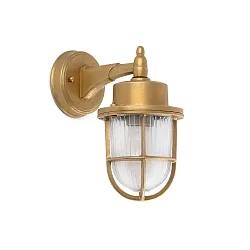 Luminaria de pared NAHIR E27 IP44, latón 