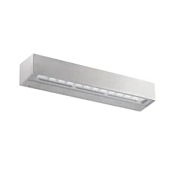 Luminaria de pared para exteriores TACANA LED IP65, aluminio satinado 