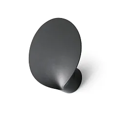 Luminaria de pared para exteriores LOTUS rígido, indirecta LED IP65, plomo oscuro 