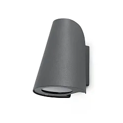 Luminaria de pared TINIA E27 IP44, plomo oscuro 