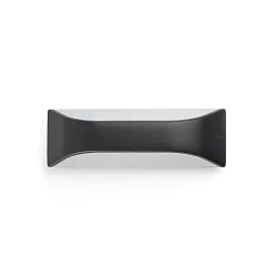 Luminaria de pared VIEW E27 IP54, plomo oscuro 