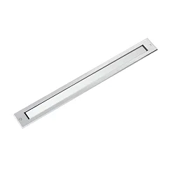 floor recessed luminaire FALLS 500 rigid, set back, with diffuser IP67, stainless steel, satined 