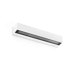 Luminaria de pared para exteriores DORO 380 de 2 llamas LED IP65, blanco mate 