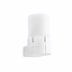 Luminaria de pared TRAM E27 IP44, blanco mate 