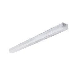 Luminaria para locales húmedos AWL147150P.6984 lang, conmutable, prismático IP50, blanco 