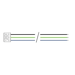 Cableado de paso DGV9166.12003x2.5 3 polos