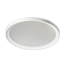 recessed luminaire Ø 17cm round, switchable, microprismatic IP65, white  15W 1800lm 4000K 60° 60°