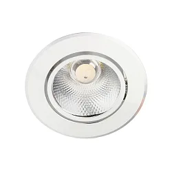 Luz downlight EDL5352S.1083 giratorio, con reflector IP20, blanco 