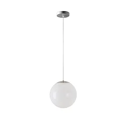 Luminaria colgante Ø40 conmutable IP40, acero cepillado, blanco regulable