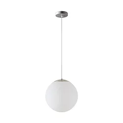 Luminaria colgante Ø50 IP40, acero cepillado, blanco regulable