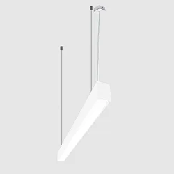 light bar MICROPAL®, UGR<19 / 1407MM / 830 DALI controllable, direct, with suspension kit IP40, white dimmable