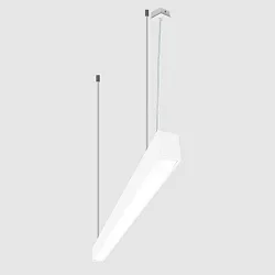 light bar MICROPAL®, UGR<19 / 1687MM / 840 DALI controllable, direct, with suspension kit IP40, white dimmable