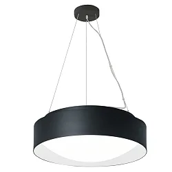 Luminaria colgante PREMIUM ARCHITEKTUR Ø 30,8cm IP20, negro, blancanieves regulable