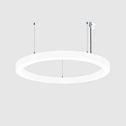 Luminaria colgante Ø 80CM controlable por DALI, CCT Switch, directa, UGR < 19, forma del anillo IP40, negro regulable