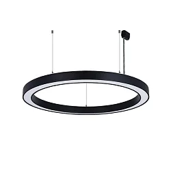 Luminaria colgante Ø 80CM CCT Switch, directo / indirecto, UGR < 19, multipower, forma del anillo IP40, blanco 