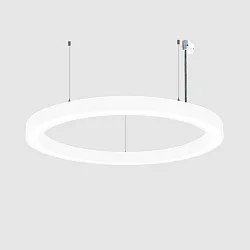 Luminaria colgante Ø 98CM CCT Switch, directo / indirecto, UGR < 19, multipower, forma del anillo IP40, blanco 