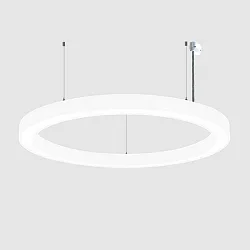 Luminaria colgante Ø 133.5CM CCT Switch, directo / indirecto, UGR < 19, multipower, forma del anillo IP40, blanco 
