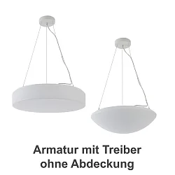 Luminaria colgante PREMIUM 7540 Ø 56cm IP20, blanco regulable