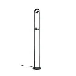 floor lamp WEGA-S up / down, swivelling, rotatable, controllable with gestures IP20, black dimmable