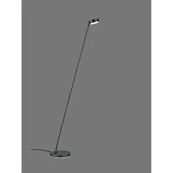 floor lamp YORI-S swivelling, rotatable, controllable with gestures IP20, black dimmable