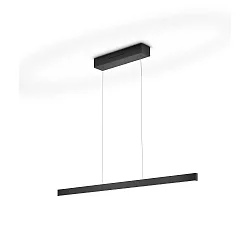 Luminaria colgante LINDA-92 Arriba-Abajo, pequeño, Tunable White, ajustable IP20, negro regulable