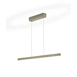 Luminaria colgante LINDA-92 Arriba-Abajo, pequeño, Tunable White, ajustable IP20, color bronce regulable