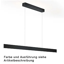 pendant luminaire FARA-92 up / down, tunable white, controllable with gestures IP20, nickel matt