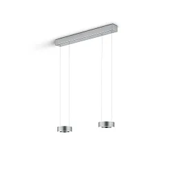 pendant luminaire ZERA-2 IP20, nickel matt dimmable
