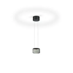 pendant luminaire SIDRA-1 up / down, adjustable, controllable with gestures IP20, black dimmable