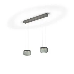 Luminaria colgante SIDRA-2 Arriba-Abajo, ajustable, controlable con gestos IP20, antracita regulable