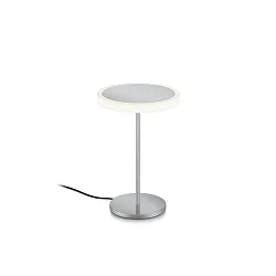 Luminaria de mesa TILDA-T IP20, níquel mate, blanco regulable