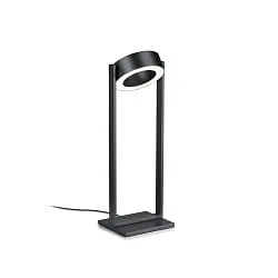 table lamp WEGA-T up / down, swivelling, rotatable, controllable with gestures IP20, black dimmable