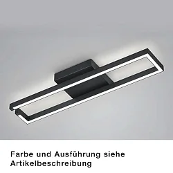 ceiling luminaire YOKO-R, nickel matt