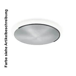 ceiling luminaire ASTRA-60 round IP20, nickel matt, black dimmable