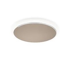 ceiling luminaire ASTRA-60 round IP20, nickel matt, sand coloured dimmable