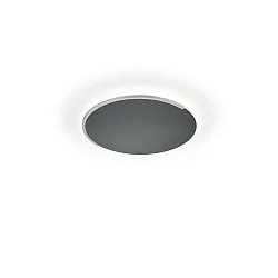ceiling luminaire ASTRA-40 round IP20, nickel matt, black dimmable