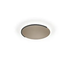 ceiling luminaire ASTRA-40 round IP20, nickel matt, sand coloured dimmable