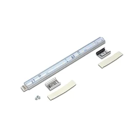 Barra luminosa LED POWER-STICK T S IP20, aluminio, transparente regulable 4W 305lm 4000K CRI 90-100 20cm
