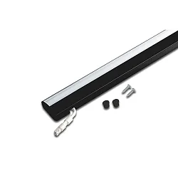 LED under-cabinet luminaire LED ModuLite F, IP20, 230V HVLCS, CRi>90, 45cm, with switch, 8W 4000K 760lm 120°, black