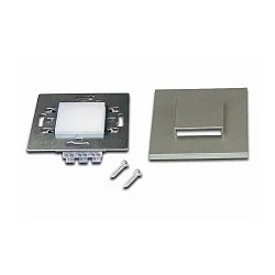 Luminaria empotrable WALL I UP & DOWN Arriba-Abajo, con sensor, con difusor IP20, acero inoxidable  1