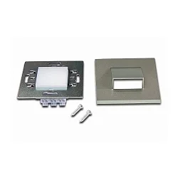 Luminaria empotrable WALL I DOWN abajo, con sensor IP20, acero inoxidable  1,8W 90lm 3000K 120° 120° CRI 80