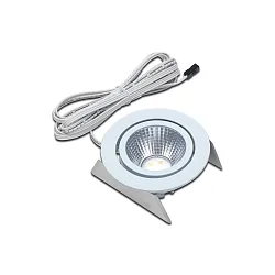 Luminaria empotrable DYNAMIC SR 68-LED redondo, giratorio, para estación de trabajo VDU, Tunable White, UGR < 19 IP44