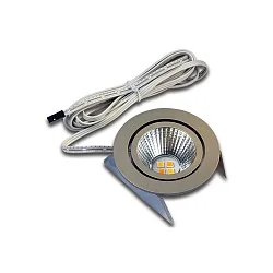Luminaria empotrable DYNAMIC SR 68-LED redondo, giratorio, para estación de trabajo VDU, Tunable White, UGR < 19 IP44