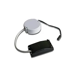 Dimmable LED transformer 350mA 9W, 1-fold, 10-100%, incl. connection clamp for 230V with integrated through-wiring