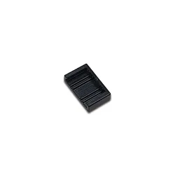 Tapa final 24V FLAT TRACK, negro