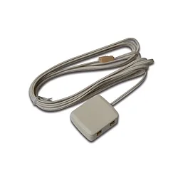 4-fold-distributor LED 24, line 250cm, with LED 24 plug
