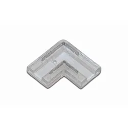 corner connector CORNER CLIP 90° - FOR 8MM LED STRIPS, transparent